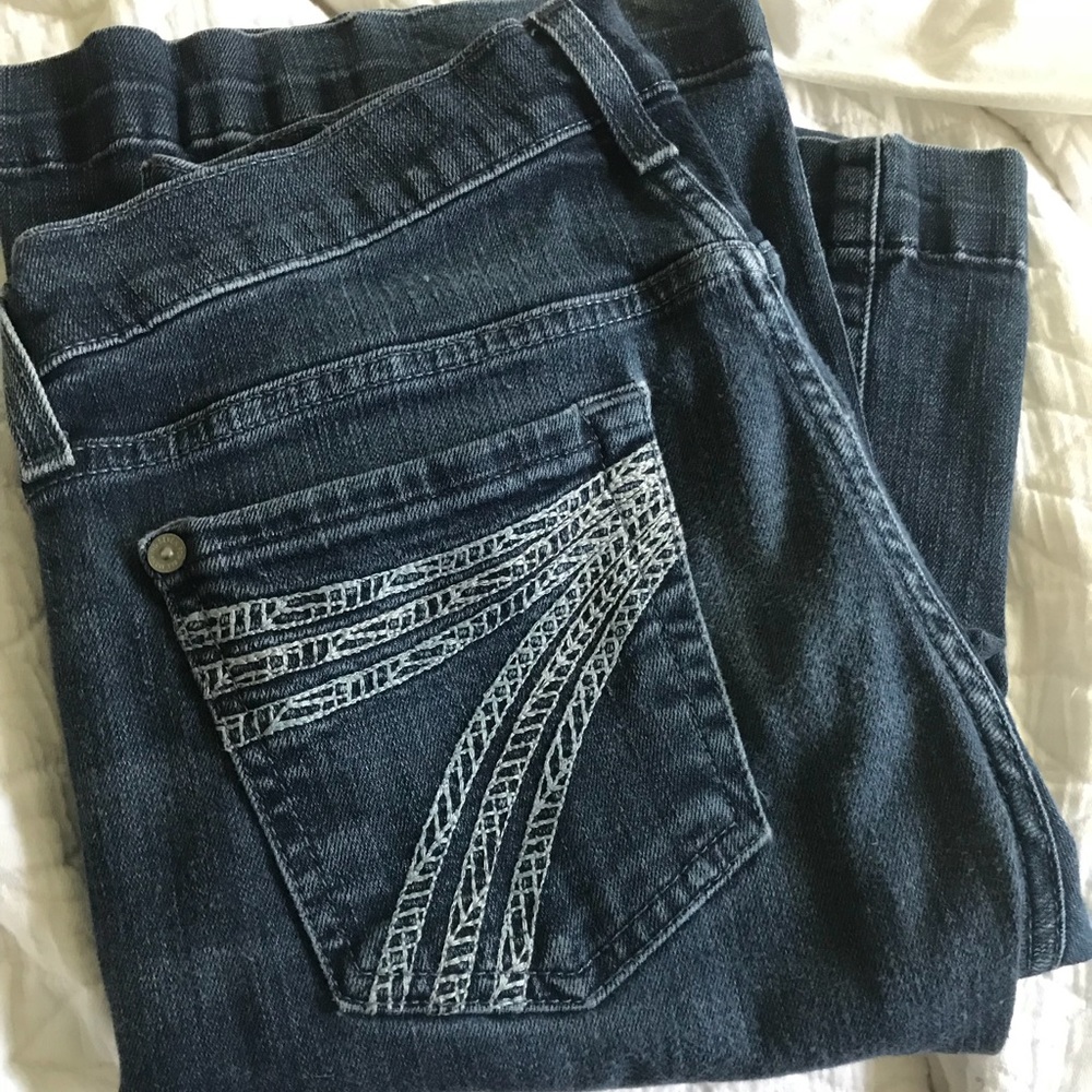 7 For All Mankind Dojo Flare Jeans size 25